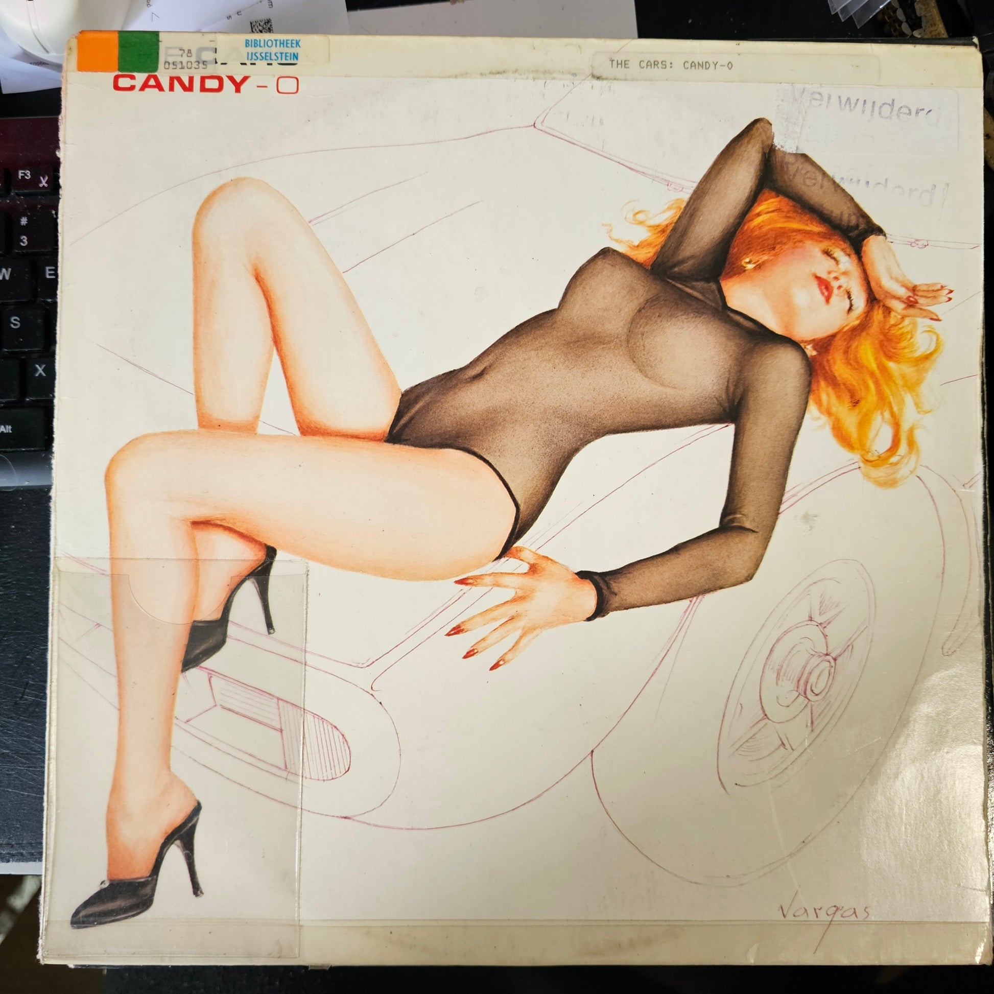 Cars - Candy-O (LP) (B-Keus) Vinyl LP Vinyl Goed / Hoes Zie Foto