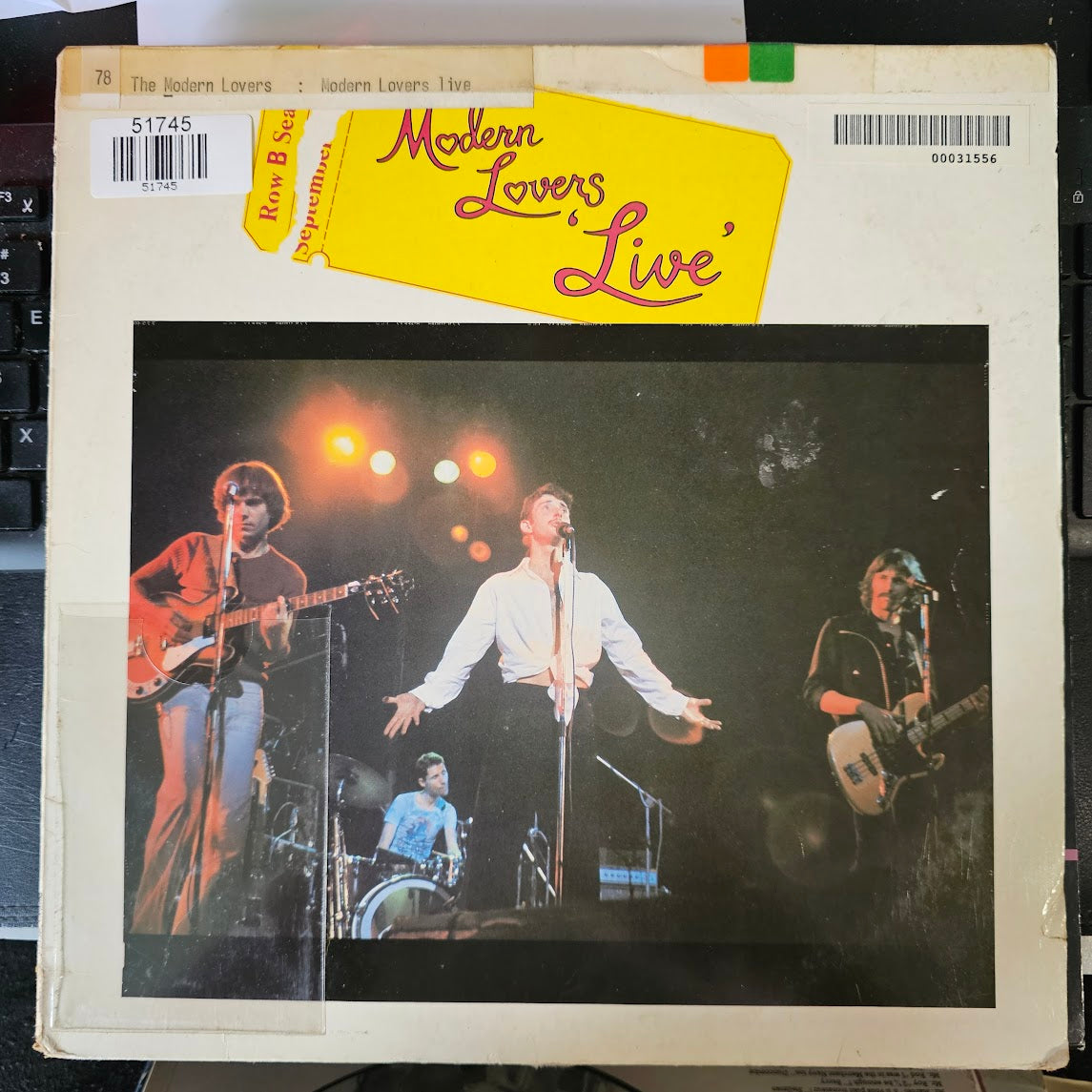 Jonathan Richman & The Modern Lovers - Live (LP) Vinyl LP Vinyl Goed / Hoes Zie Foto