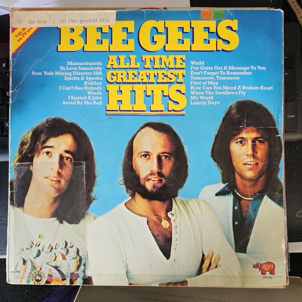 Bee Gees - Bee Gees All Time Greatest Hits (LP) Vinyl LP Vinyl Goed / Hoes Zie Foto