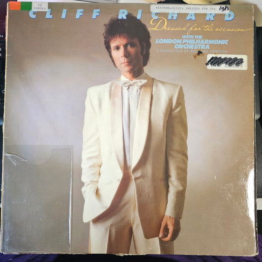 Cliff Richard With London Philharmonic Orchestra - Dressed For The Occasion (LP) (B-Keus) Vinyl LP Vinyl Goed / Hoes Zie Foto