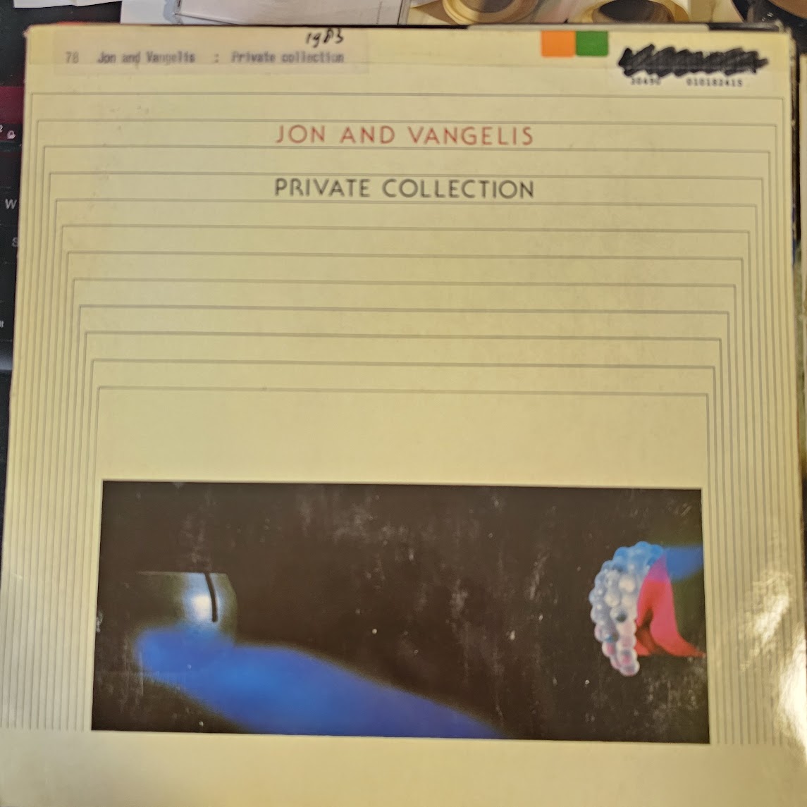 Jon & Vangelis - Private Collection (LP) Vinyl LP Vinyl Goed / Hoes Zie Foto