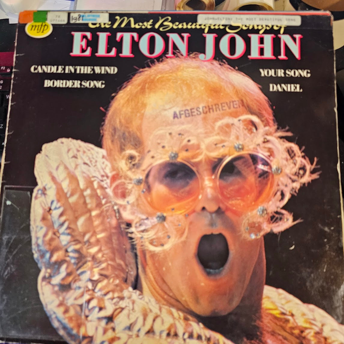 Elton John - The Most Beautiful Songs Of Elton John (LP) Vinyl LP Vinyl Goed / Hoes Zie Foto