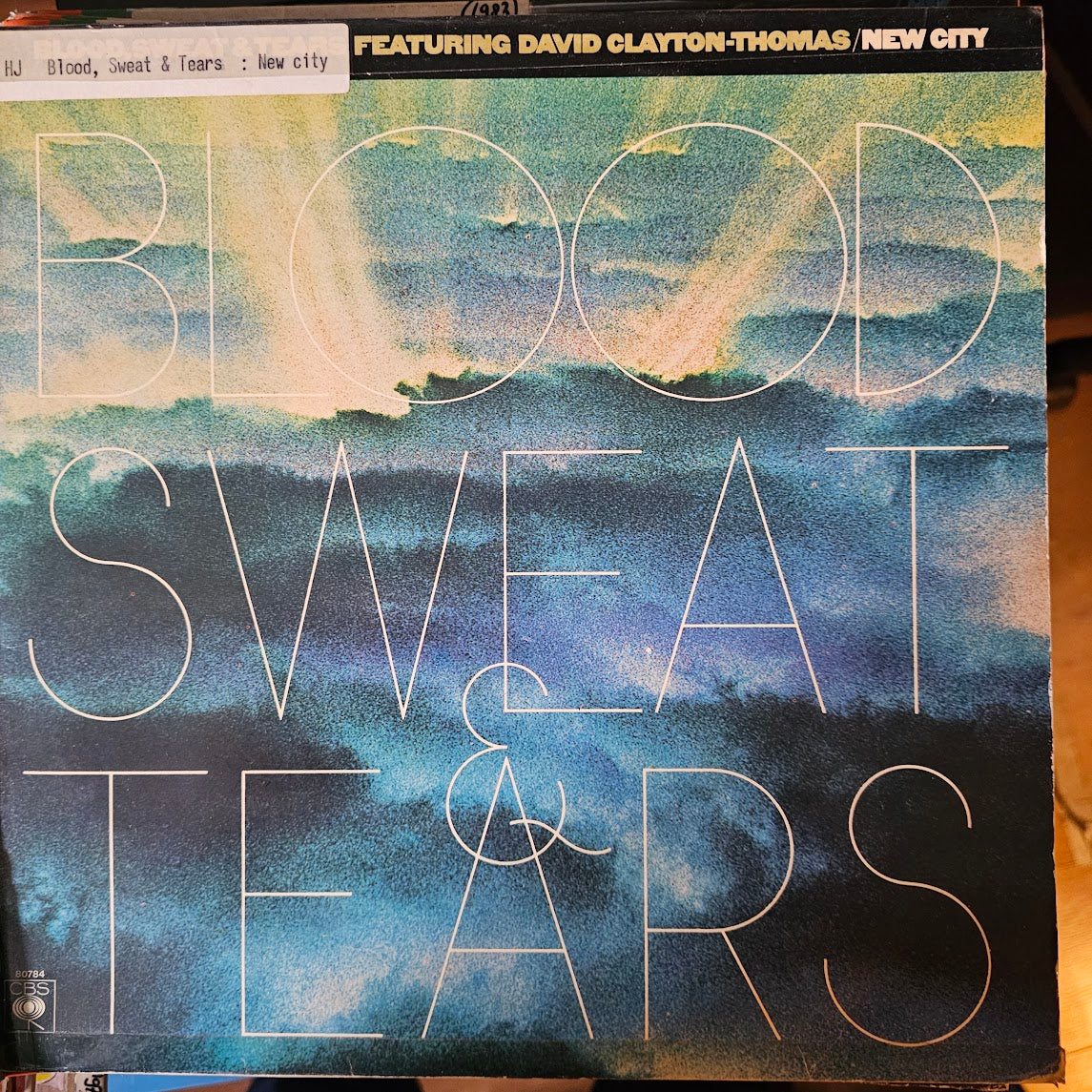 Blood, Sweat And Tears Featuring David Clayton-Thomas - New City (LP) (B-Keus) Vinyl LP Vinyl Goed / Hoes Zie Foto