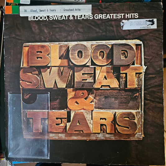 Blood, Sweat And Tears - Blood, Sweat & Tears Greatest Hits (LP) (B-Keus) Vinyl LP Vinyl Goed / Hoes Zie Foto