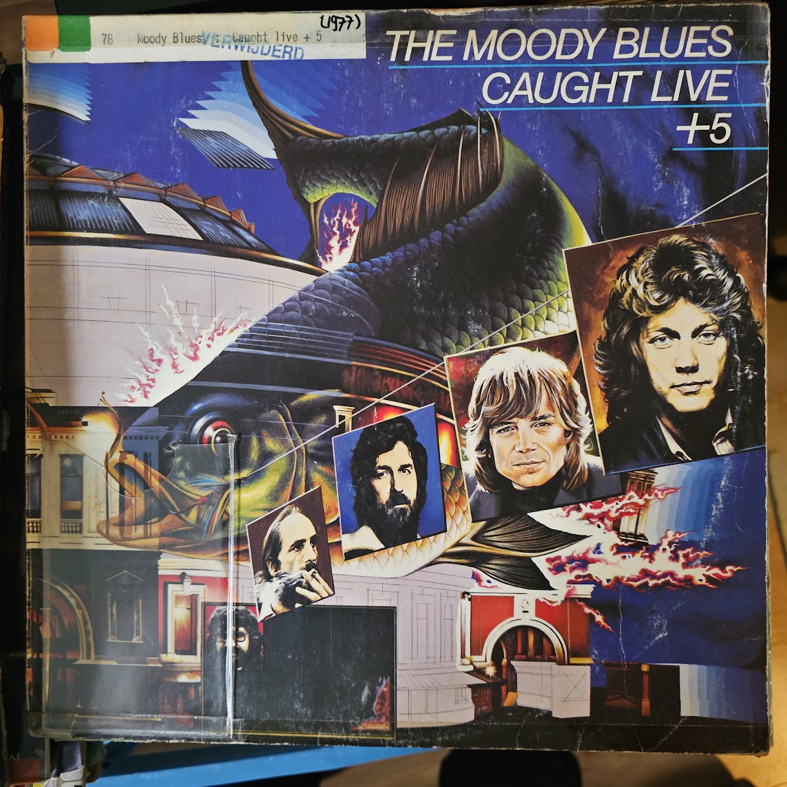 Moody Blues - Caught Live +* (LP) Vinyl LP Vinyl Goed / Hoes Zie Foto