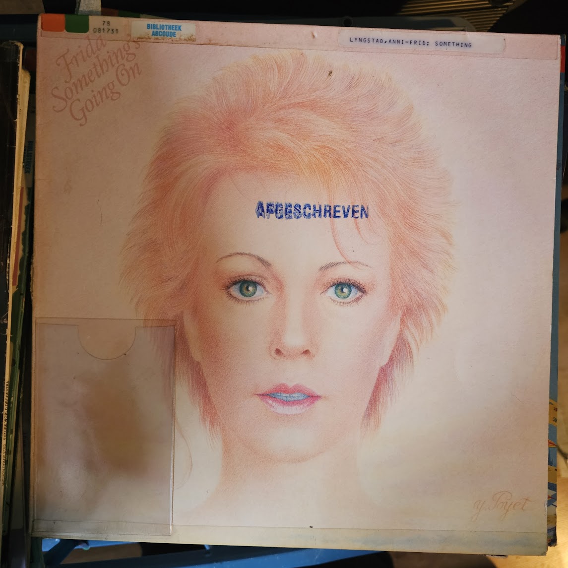 Frida - Something's Going On (LP) Vinyl LP Vinyl Goed / Hoes Zie Foto