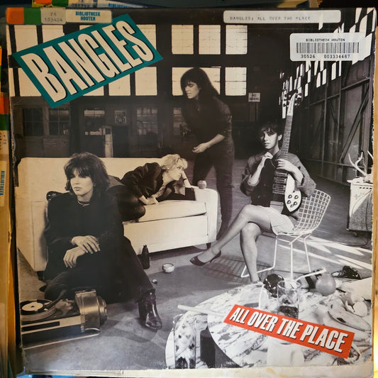 Bangles - All Over The Place (LP)b Vinyl LP Vinyl Goed / Hoes Zie Foto