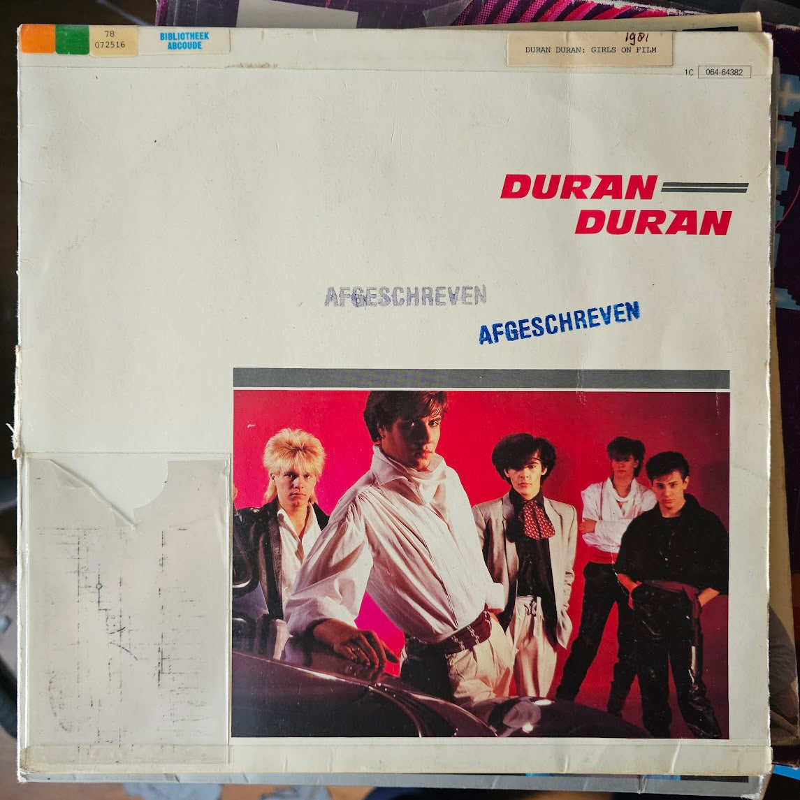 Duran Duran - Duran Duran (LP) (B-Keus) Vinyl LP Vinyl Goed / Hoes Zie Foto