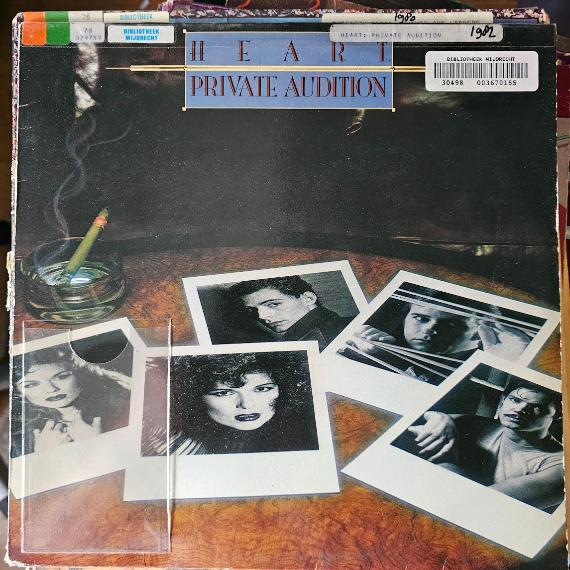 Heart - Private Audition (LP) (B-Keus) Vinyl LP Vinyl Goed / Hoes Zie Foto