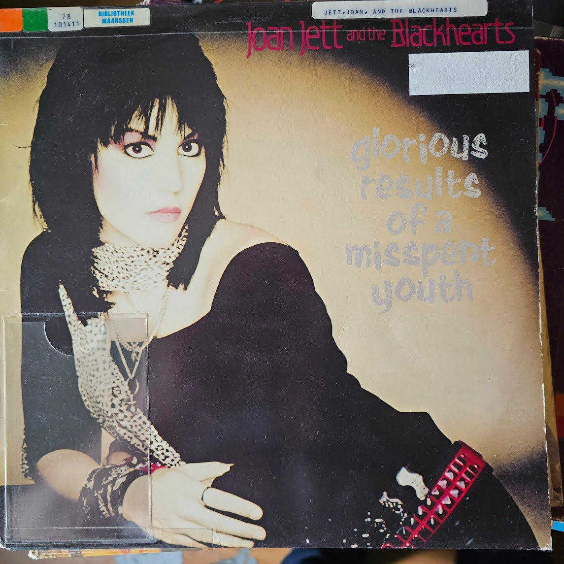 Joan Jett & The Blackhearts - Glorious Results Of A Misspent Youth (LP) (B-Keus) Vinyl LP Vinyl Goed / Hoes Zie Foto
