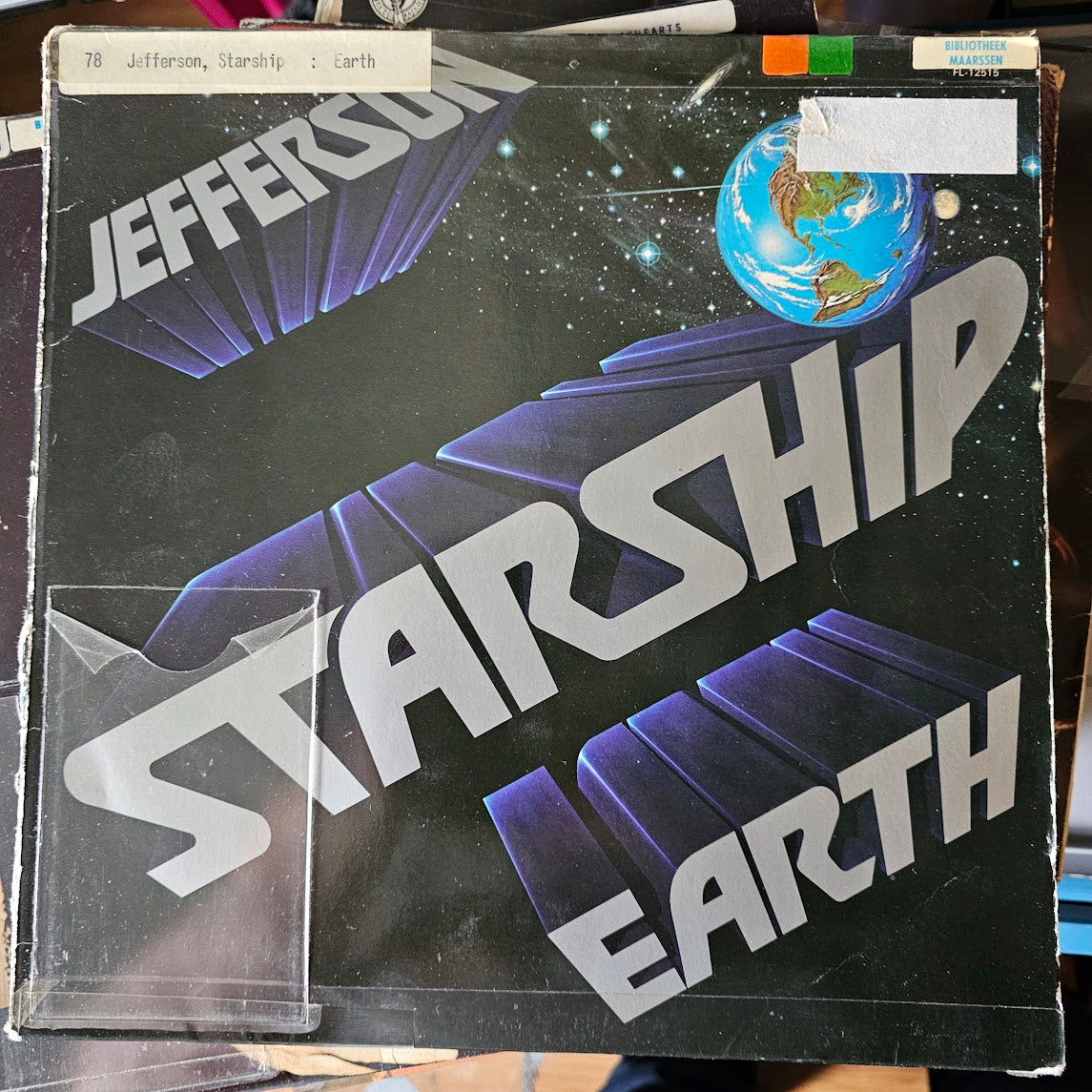 Jefferson Starship - Earth (LP) Vinyl LP Vinyl Goed / Hoes Zie Foto