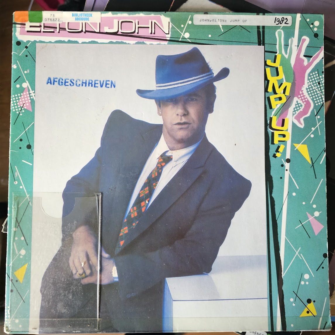 Elton John - Jump Up! (LP) Vinyl LP Vinyl Goed / Hoes Zie Foto