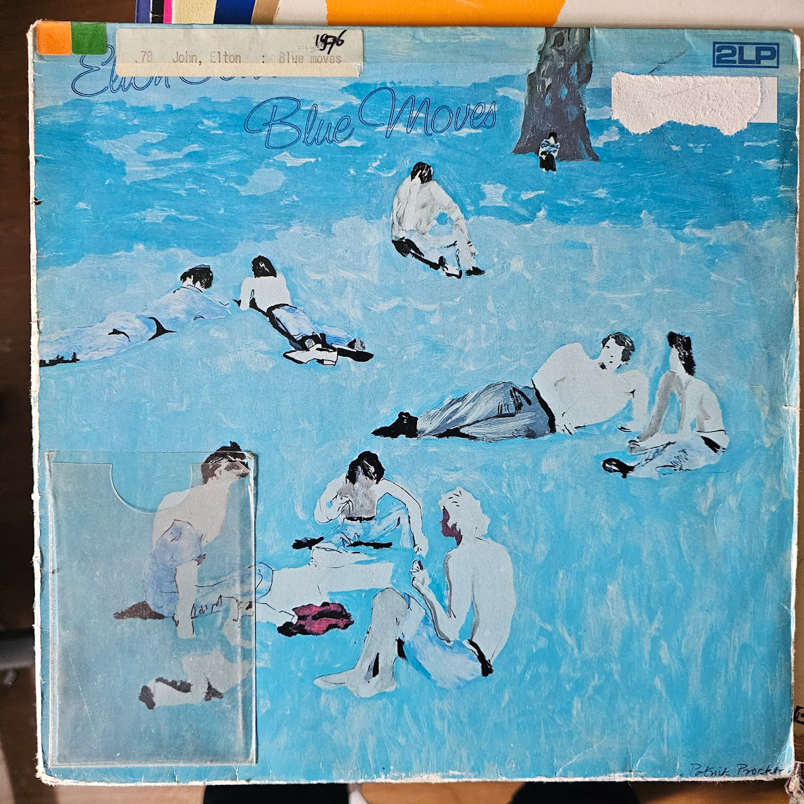Elton John - Blue Moves (LP) Vinyl LP Vinyl Goed / Hoes Zie Foto