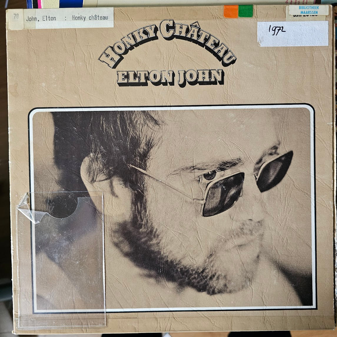 Elton John - Honky Château (LP) (B-Keus) Vinyl LP Vinyl Goed / Hoes Zie Foto