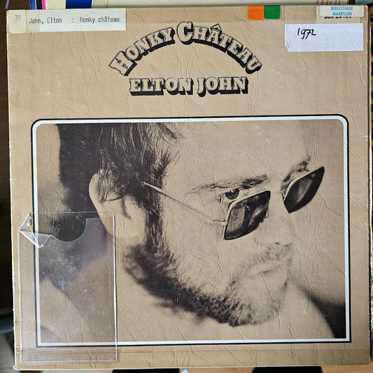 Elton John - Honky Château (LP) (B-Keus) Vinyl LP Vinyl Goed / Hoes Zie Foto