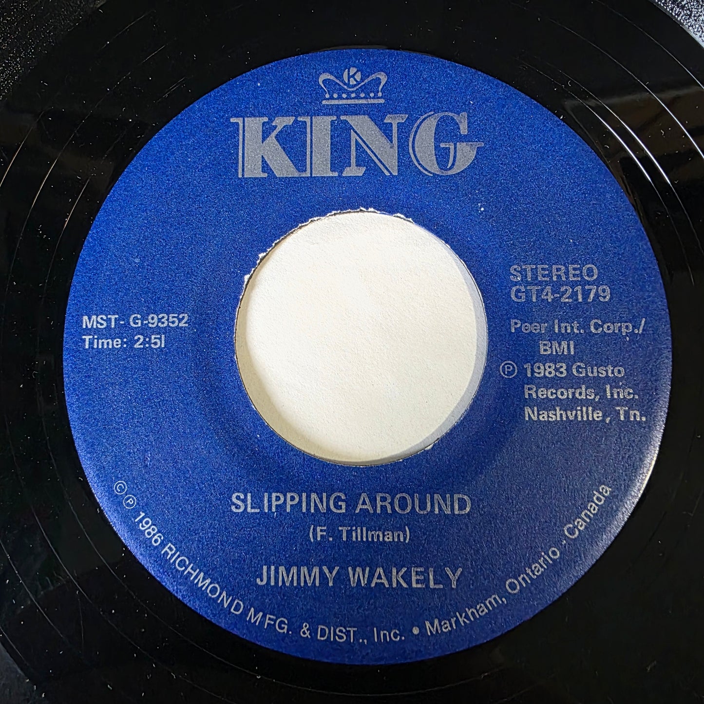 Jimmy Wakely - Slipping Around Vinyl Singles Media VG+ / Sleeve Generic