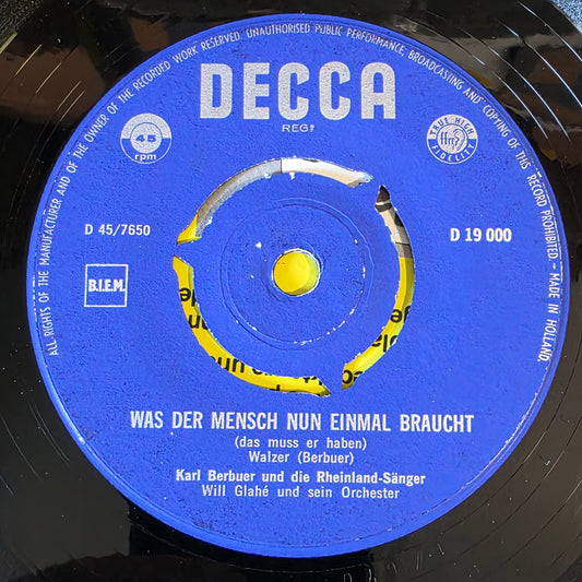 Karl Berbuer - Jedem Dierche Sie Pläsierche!