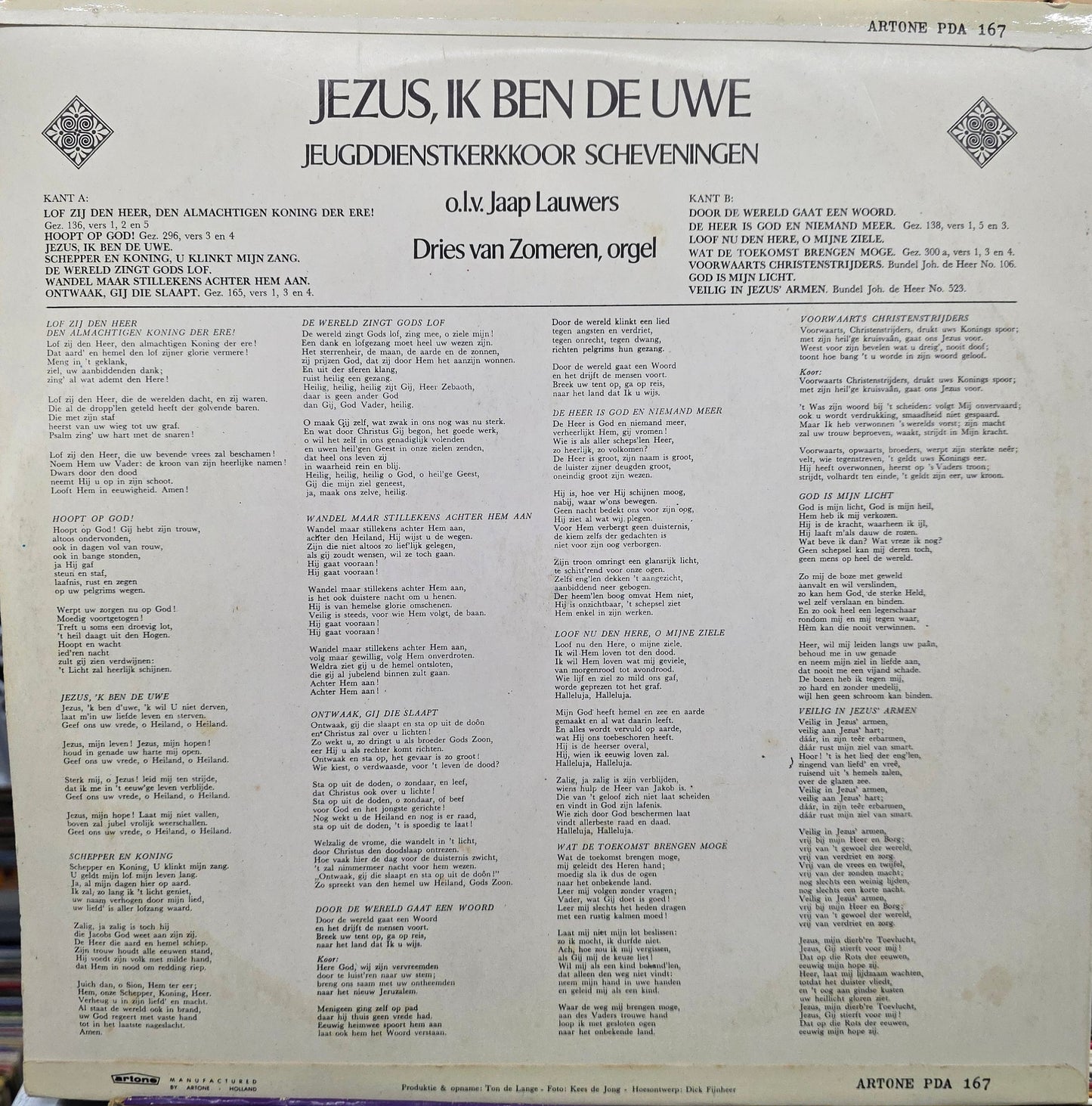 Jeugddienst Kerkkoor Scheveningen - Jezus Ik Ben De Uwe (LP)