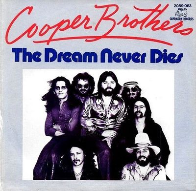 Cooper Brothers - The Dream Never Dies Vinyl Singles Vinyl Zeer Goed / Hoesje Goed "VINYLSINGLES.NL"