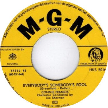 Connie Francis - Everybody's Somebody's Fool