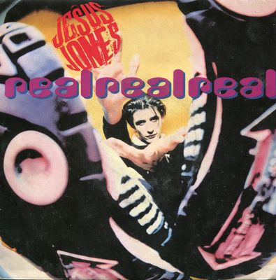 Jesus Jones - Real Real Real Vinyl Singles Vinyl (VG) <br> Hoes (G+)