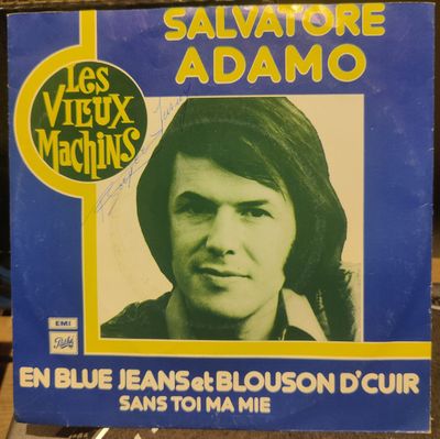 Adamo - En Blue Jeans Et Blouson D'cuir Vinyl Singles Vinyl (VG) <br> Hoes (G+)