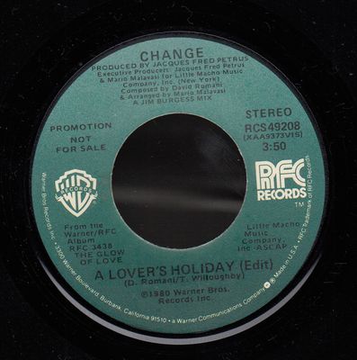 Change - A Lover's Holiday