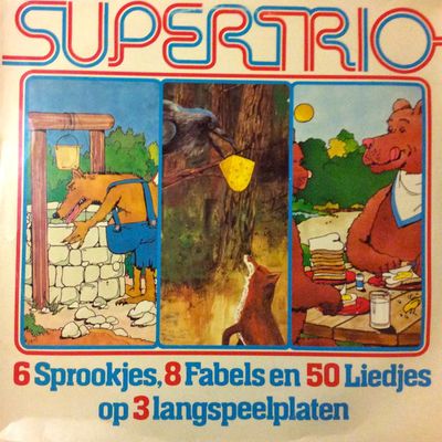 Kinderkoor De Lieverdjes - Supertrio (6 Sprookjes, 8 Fabels En 50 Liedjes (LP)