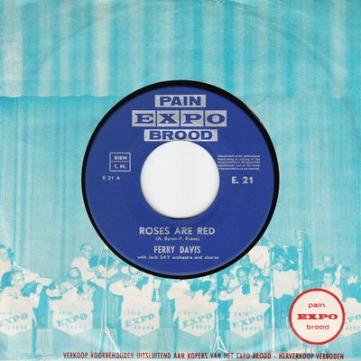 Ferry Davis - Roses Are Red Vinyl Singles Vinyl (VG) <br> Hoes Generic