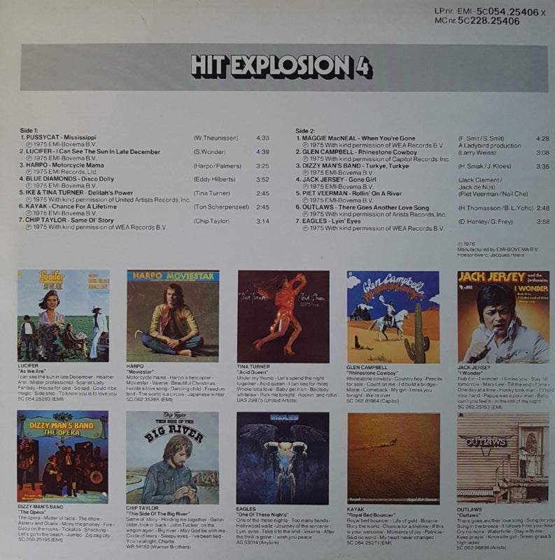 Various - Hit Explosion Vol. 4 (LP) 40400 Vinyl LP Goede Staat