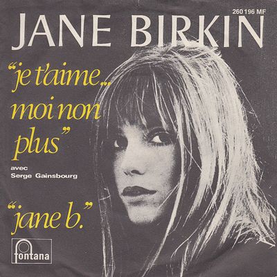 Jane Birkin - Je T'aime... Moi Non Plus Vinyl Singles Media: VG <br> Hoes: G+
