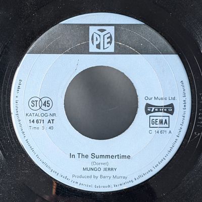Mungo Jerry - In The Summertime