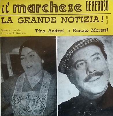 Tina Andrei - Il Marchese Generoso Vinyl Singles Vinyl (VG) <br> Hoes (G+)