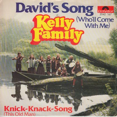 Kelly Family - David's Song Vinyl Singles Vinyl Zeer Goed / Hoesje Goed "VINYLSINGLES.NL"