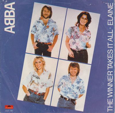 ABBA - The Winner Takes It All Vinyl Singles Vinyl (VG) <br> Hoes (G+)