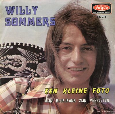 Willy Sommers - Een Kleine Foto Vinyl Singles Vinyl Zeer Goed / Hoesje Goed "VINYLSINGLES.NL"