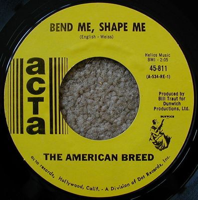 American Breed - Bend Me, Shape Me Vinyl Singles Vinyl Goed / Hoesje Generic "VINYLSINGLES.NL"