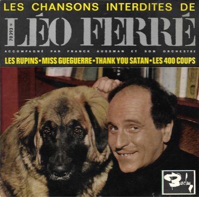 Léo Ferré - Les Chansons Interdites De Léo Ferré Vinyl Singles Vinyl (VG) <br> Hoes (G+)