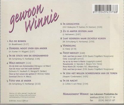 Winnie - Gewoon Winnie (CD) Compact Disc Goede Staat