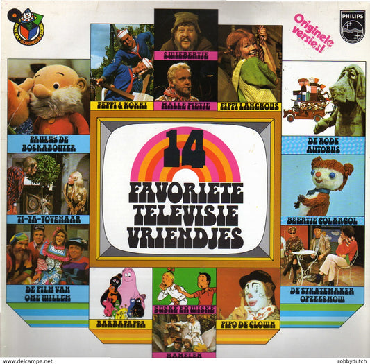 Various - 14 Favoriete Televisie Vriendjes (LP)