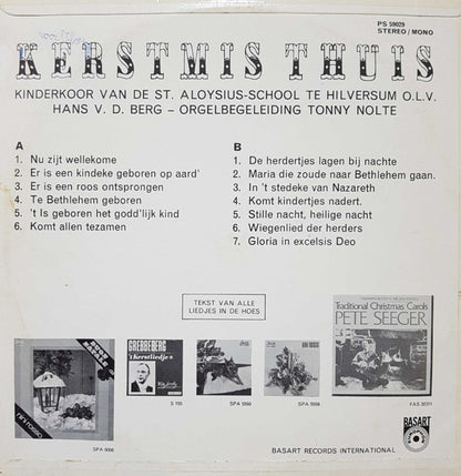 Kinderkoor van de St. Aloysiusschool Hilversum - Kerstmis Thuis (LP) 44207