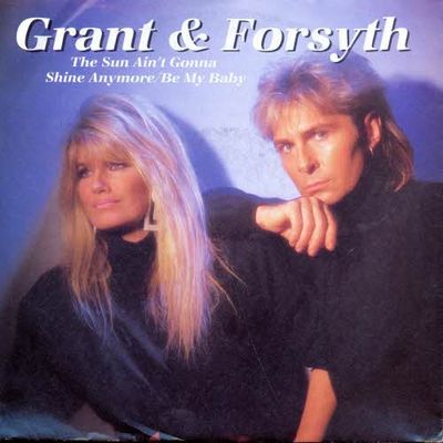 Grant & Forsyth - The Sun Ain't Gonna Shine Anymore Vinyl Zeer Goed / Hoesje Goed "VINYLSINGLES.NL"
