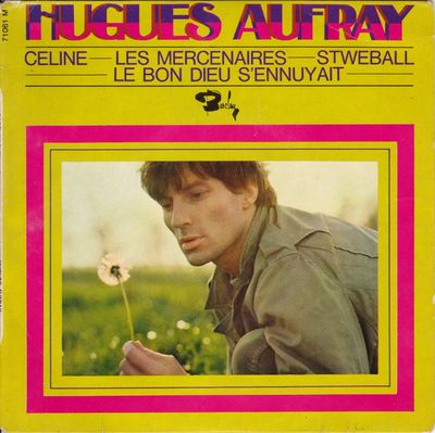 Hugues Aufray - Céline Vinyl Singles Vinyl Zeer Goed / Hoesje Goed "VINYLSINGLES.NL"