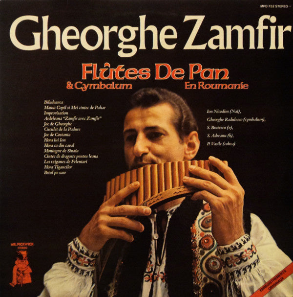 Gheorghe Zamfir - Flutes De Pan (LP) Vinyl LP Vinyl Very Good (VG) <br> Hoes Good Plus (G+)