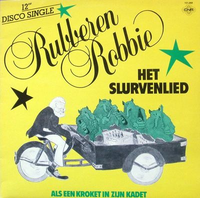 Rubberen Robbie - Het Slurvenlied (LP) Vinyl Zeer Goed / Hoes Goed "VINYLSINGLES.NL"