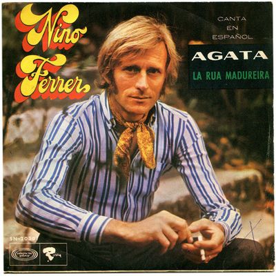 Nino Ferrer - Agata Vinyl Singles Vinyl Zeer Goed / Hoesje Goed "VINYLSINGLES.NL"