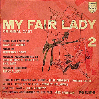 Julie Andrews - My Fair Lady 2 Vinyl Singles Vinyl (VG) <br> Hoes (G+)