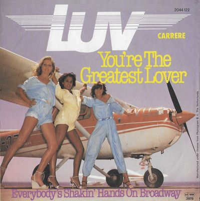 Luv' - You're The Greatest Lover Vinyl Singles Vinyl Zeer Goed / Hoesje Goed "VINYLSINGLES.NL"