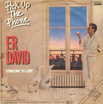 F.R. David - Pick Up The Phone Vinyl Singles Vinyl (VG) <br> Hoes (G+)
