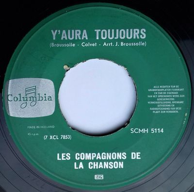 Les Compagnons De La Chanson - Dansons, Mon Amour